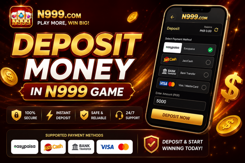 Deposit Amount into N999 Game