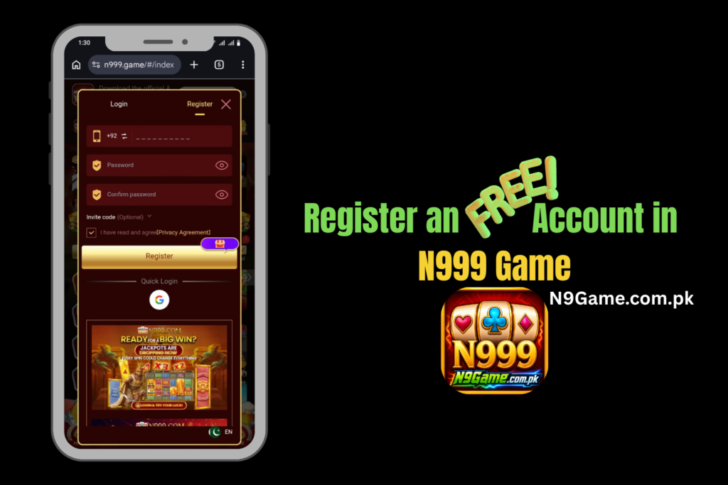 How to Register an Account in N999?